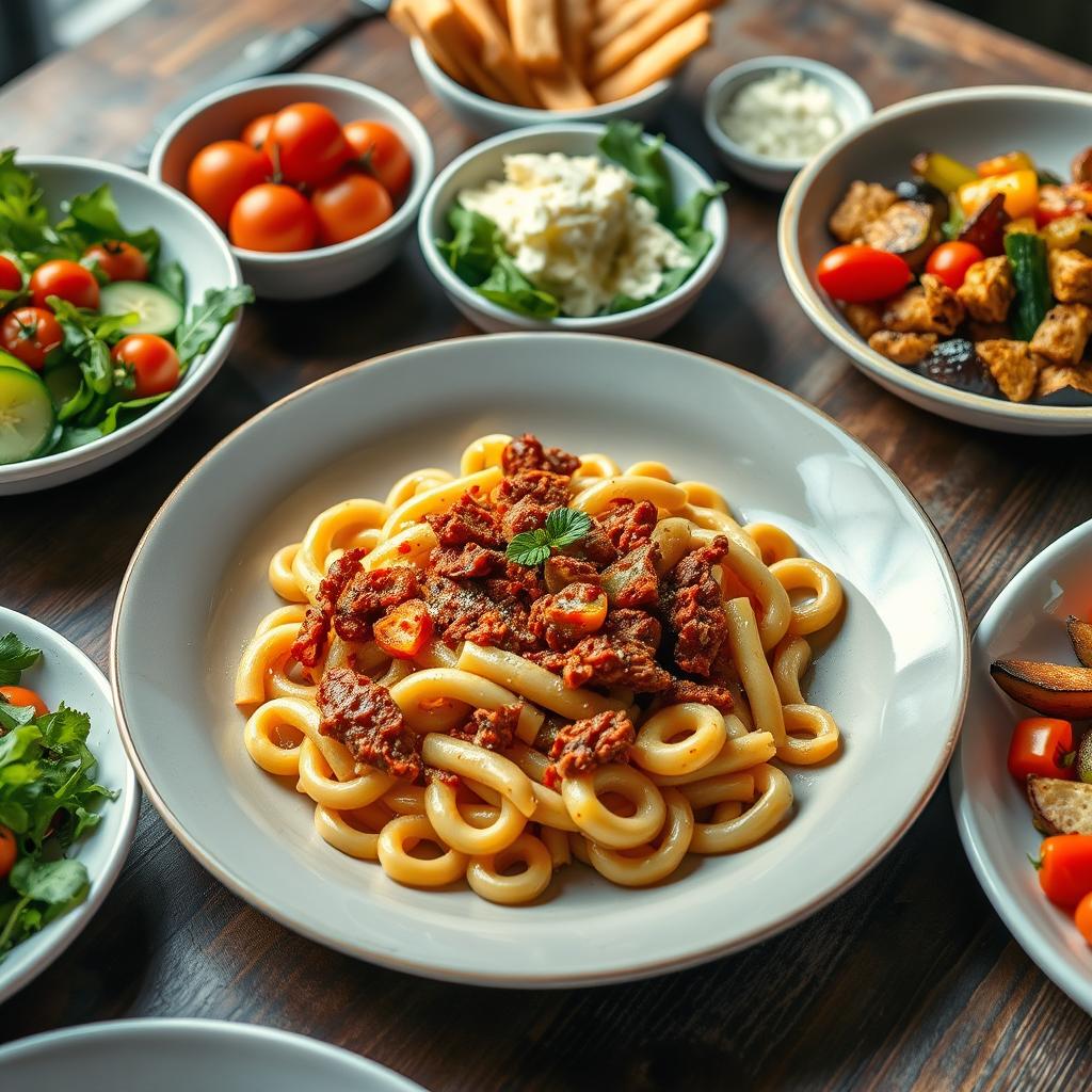 guarniciones para macarrones