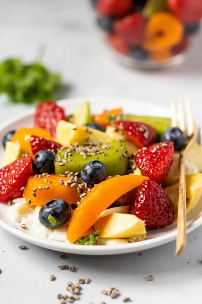 Ensalada de fruta con chía